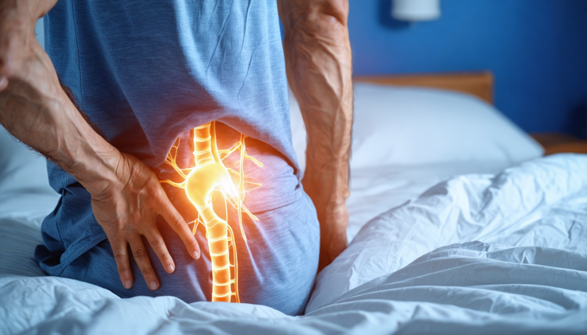 découvrez pourquoi la douleur de la sciatique s'aggrave la nuit et apprenez des solutions efficaces pour soulager votre sciatique nocturne et retrouver des nuits paisibles.