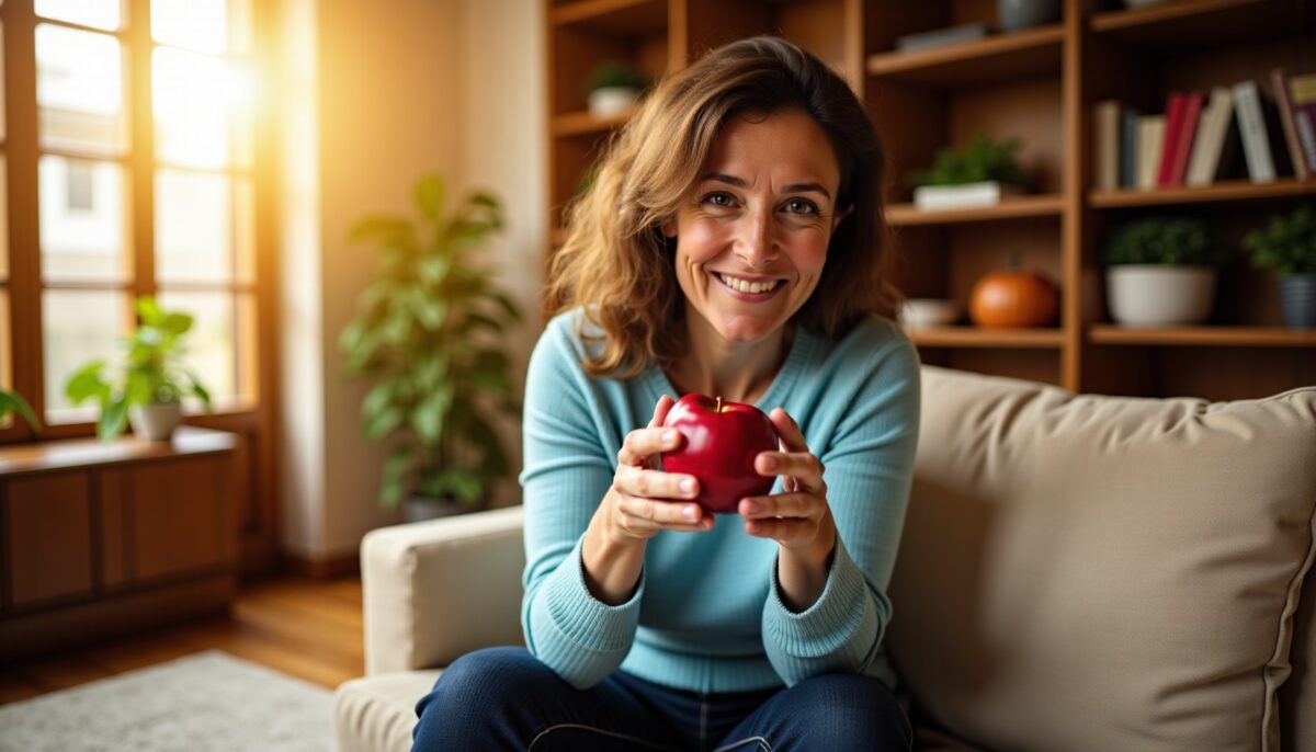 Les bienfaits de croquer une pomme le soir pour favoriser la perte de poids : guide et astuces