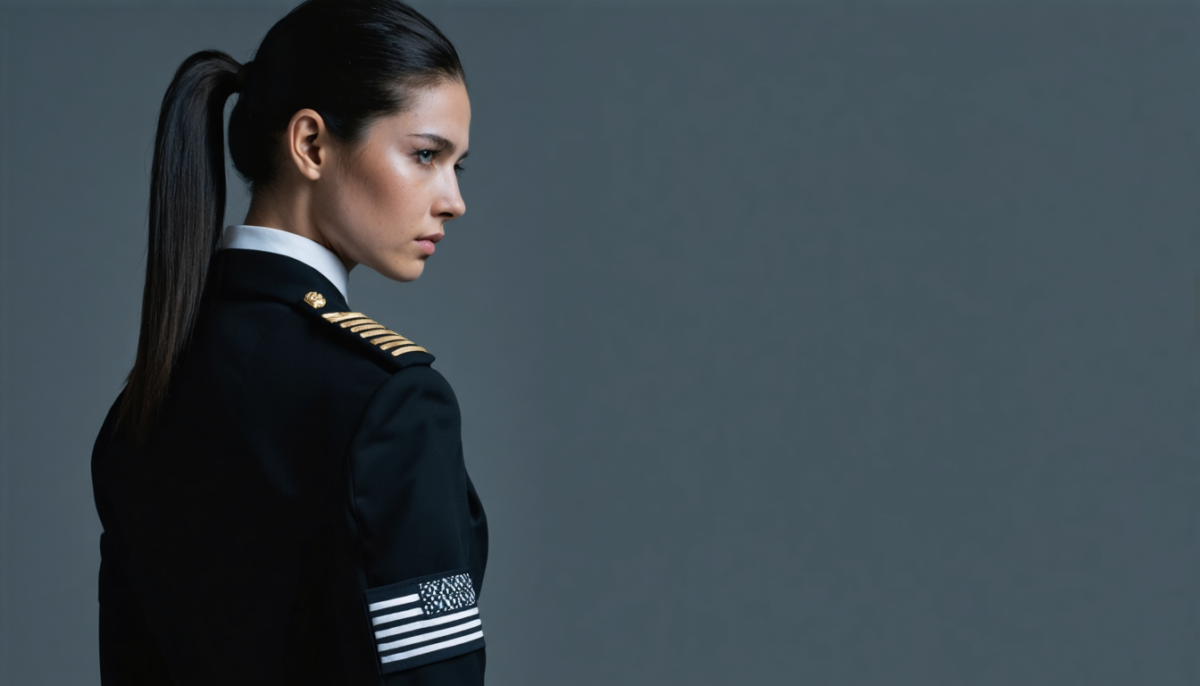 découvrez comment la puissance s'exprime avec élégance à travers une queue de cheval et un brassard de capitaine, symboles de force et de leadership affirmé.